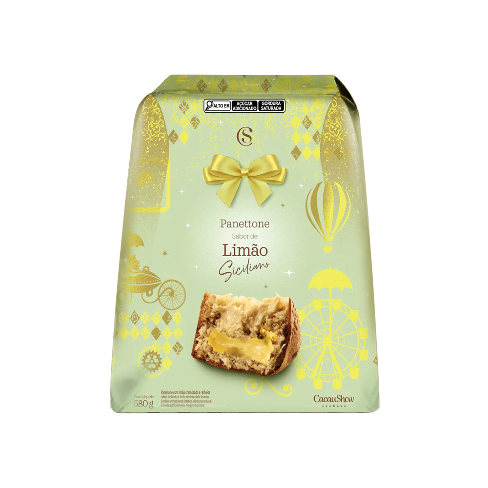 Panetone de Limão Siciliano 580g