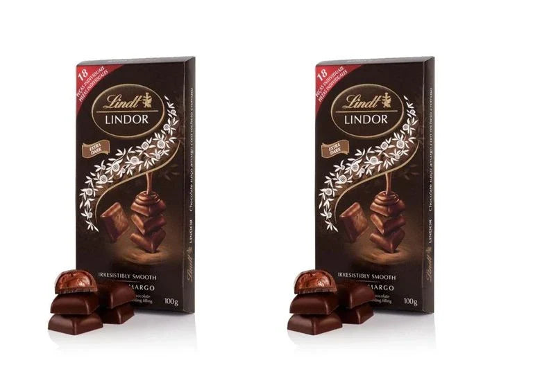 2 unidades LINDOR Tablete Dark 100g