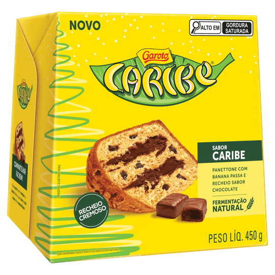 PANETTONE CARIBE 450G GAROTO