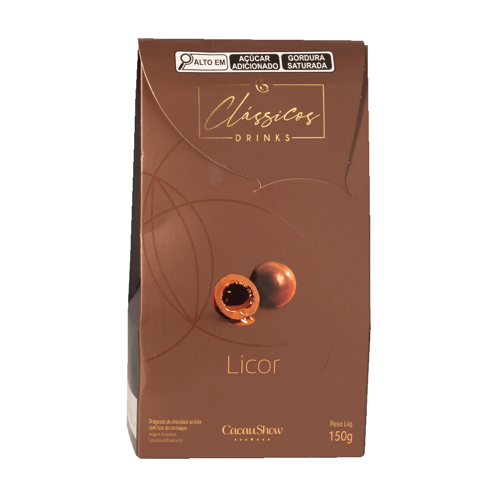 Drageados Clássicos ao Leite com Licor 150g
